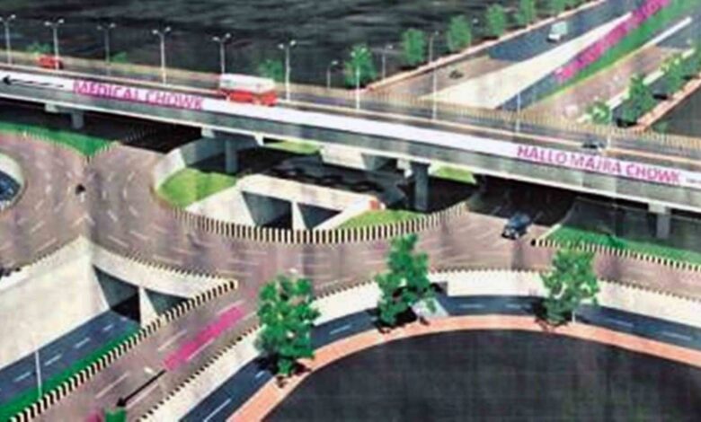 flyover project Tribune Chowk