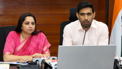 Dr Navjot Khosa and DC Nishant Kumar Yadav