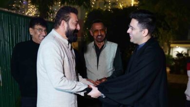 Raghav Chadha and Sanjay Dutt