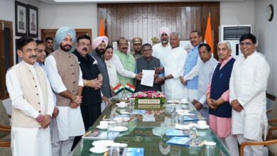 Pb BJP Met Pb Governor