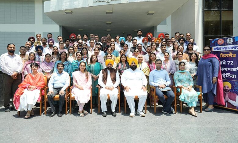 CM Mann with 72 Teachers