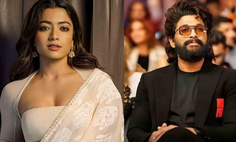 Rashmika Mandanna and Allu Arjun
