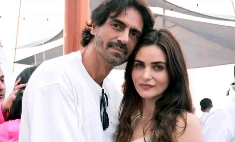 Arjun Rampal with Gabriella