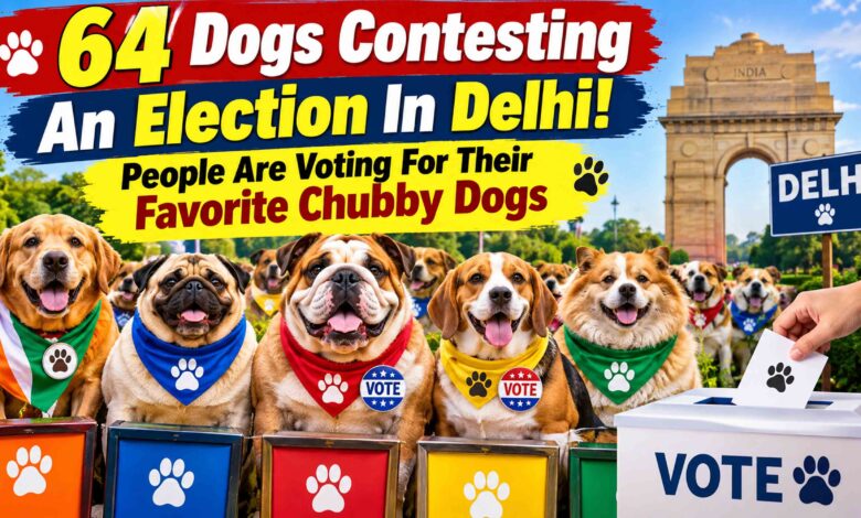 64 Dogs Contesting An Election