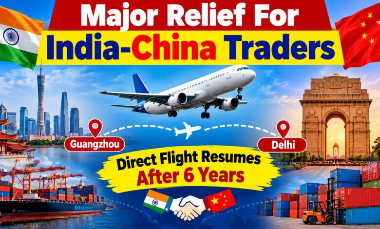 Direct Guangzhou-Delhi Flight