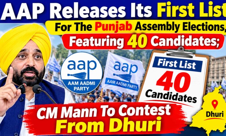 AAP Punjab First List_ 40 Candidates